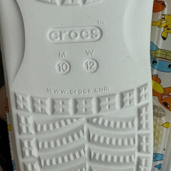 CrocsClassic Pokemon Sandal Water-Friendly White Multi Size 10 Men - Picture 12 of 14